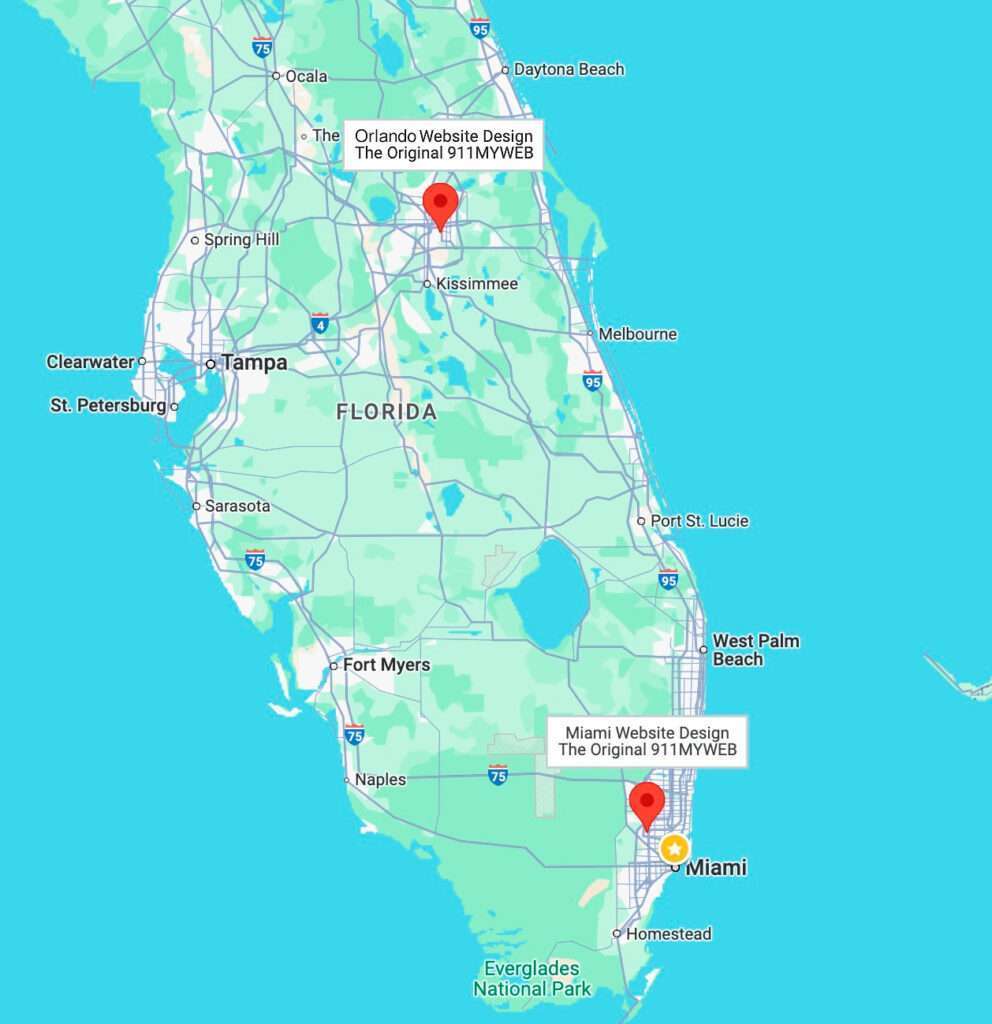 Orlando Miami Maps