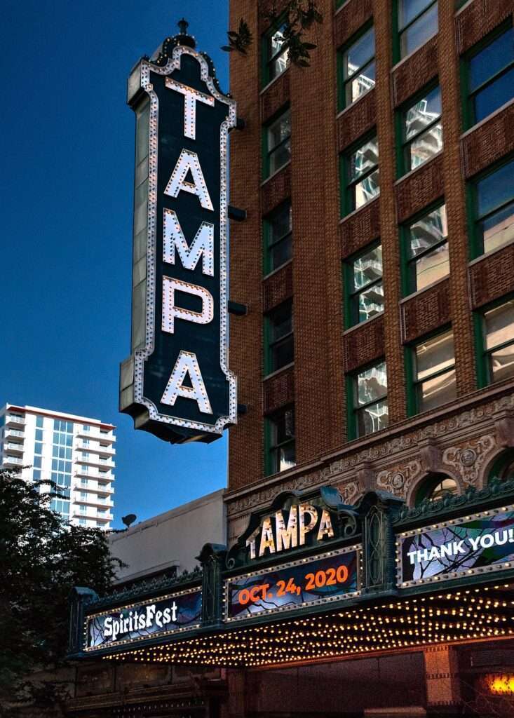 Tampa Theatre Sign 7237